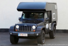 一款可以野外宿营的双人拉练吉普