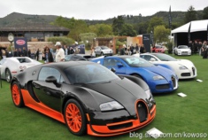 布加迪威龙 集结The Quail高球场