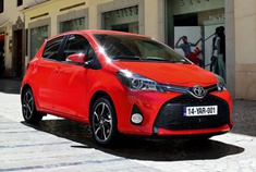 新款丰田雅力士在英国售价为1.1万英镑