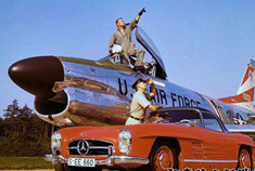 怀旧的饕餮 那些老海报上的飞机与经典汽车