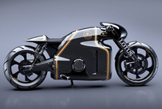 简洁车身超低轮廓 路特斯C-01限量摩托