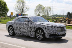 劳斯莱斯魅影软顶敞篷版的路试谍照