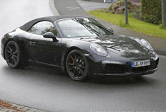 2015保时捷911 GTS Cabriolet测试谍照