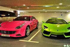 靓丽迪拜系列 兰博基尼LP700-4与法拉利FF