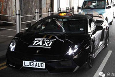 第一辆兰博基尼出租车运营 伦敦拉风上路