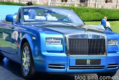 劳斯莱斯正式发布幻影软顶敞篷Waterspeed官图