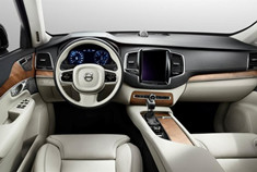 沃尔沃发布新一代XC90内饰照 巴黎车展亮相