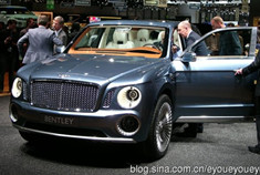 宾利公司公布2016款宾利SUV路试官图