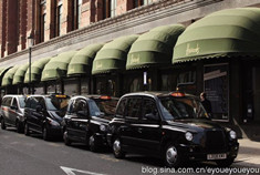 一道美丽的风景线 世界城市出租汽车街拍