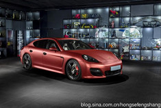 美丽的磨砂版保时捷Panamera Turbo图赏