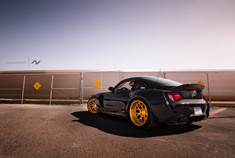 碳纤维宽车体跑车宝马Z4 M金色涂装轮毂吸睛