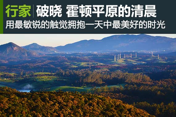 行家：初阳破晓 霍顿平原的清晨