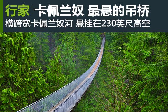 行家：卡佩兰奴 世界上最悬的吊桥