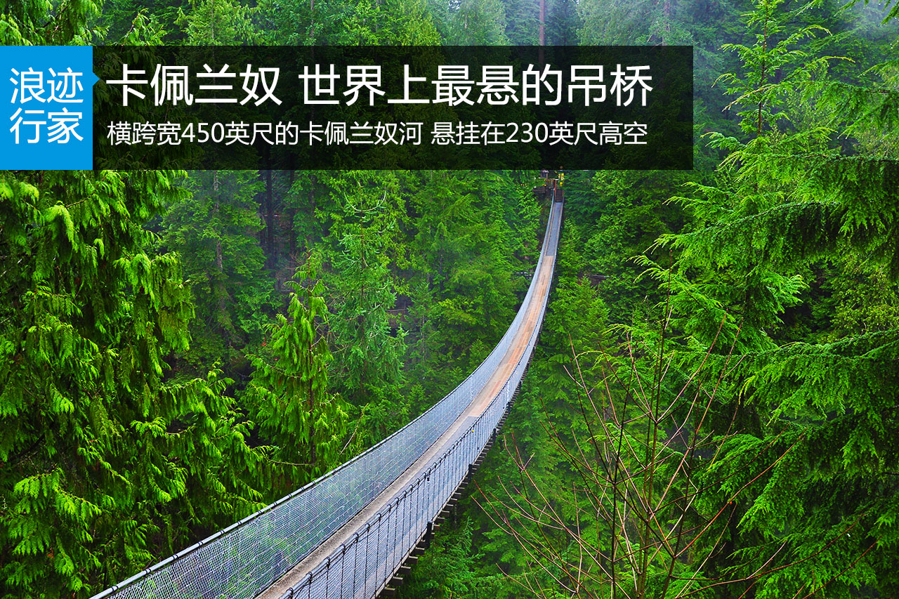 行家：卡佩兰奴 世界上最悬的吊桥