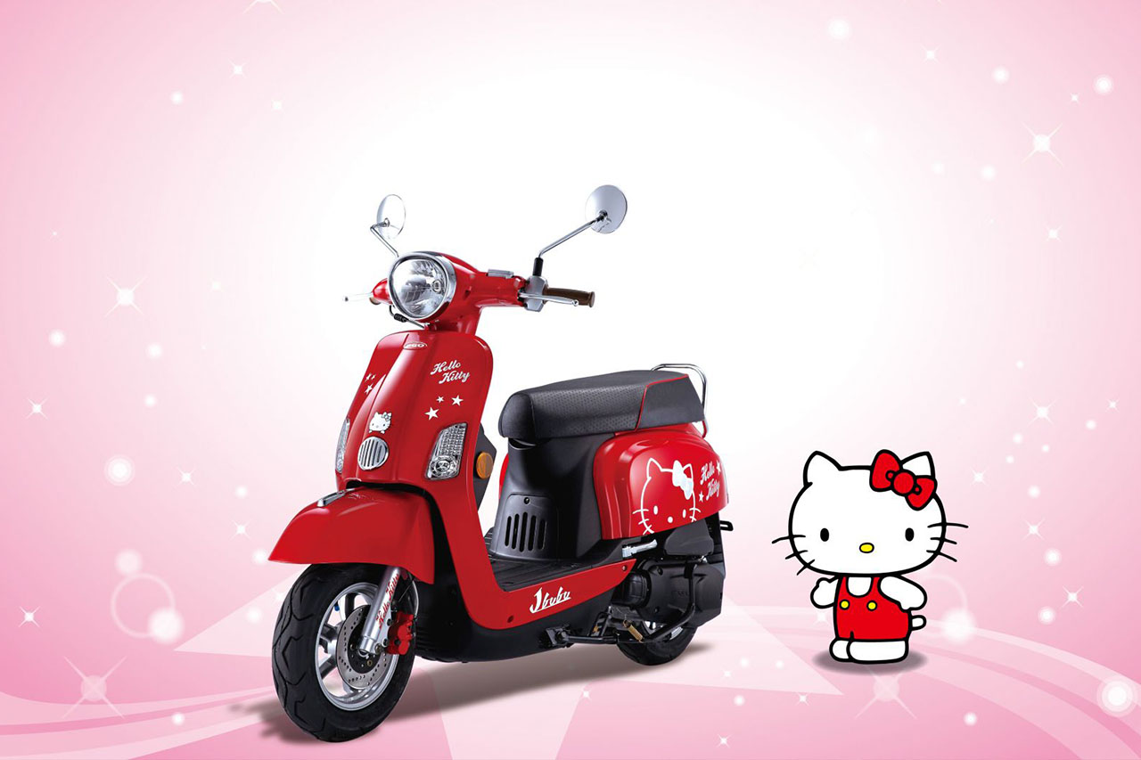 PGO HELLO KITTY J-BUBU 首批量产出车