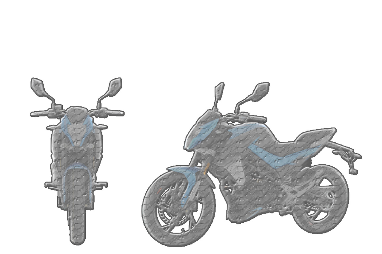 新浪摩托细节分析全新小排量街车谍照