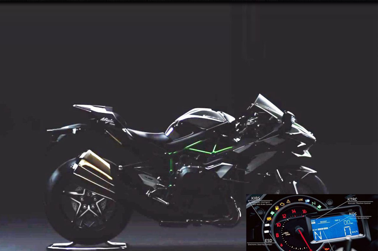 量产版川崎H2电子控制系统视频发布