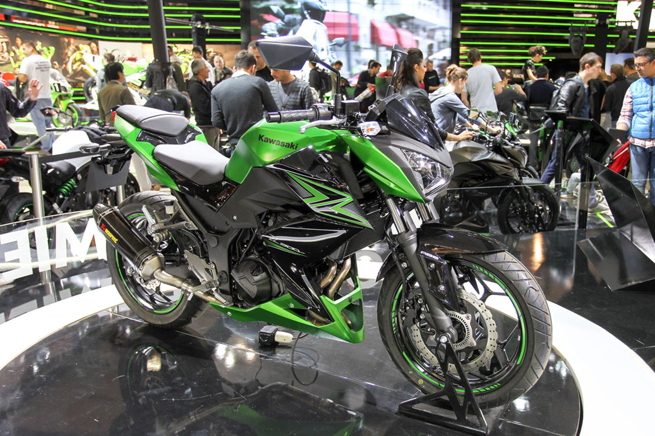 2014米兰摩托展：川崎Z300轻量肌肉街车
