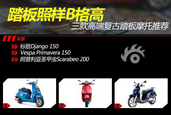 “培”你选车：三款高端复古风踏板摩托