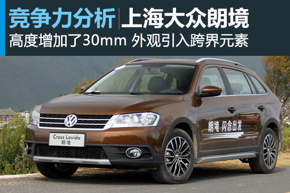 更多选择更多欢笑 朗逸衍生车竞争力分析
