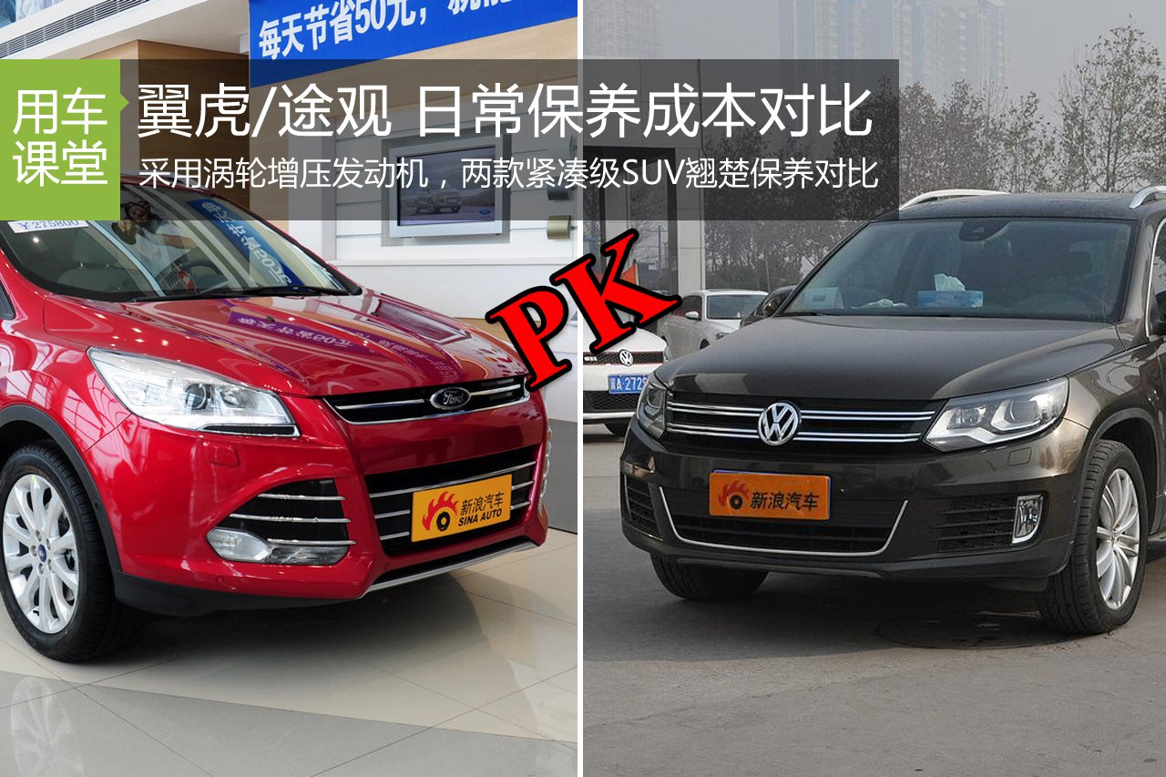 福特翼虎/大众途观 用车成本解析第49期