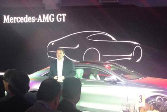 奔驰AMG GT预告图曝光 将于9月发布