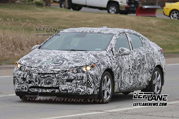 新雪佛兰沃蓝达谍照曝光 将采用全新平台