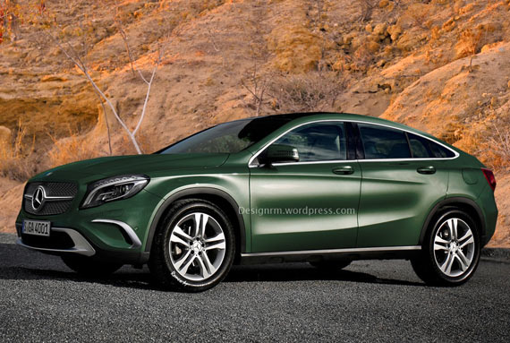 奔驰GLC假想图曝光 基于新一代GLK研发