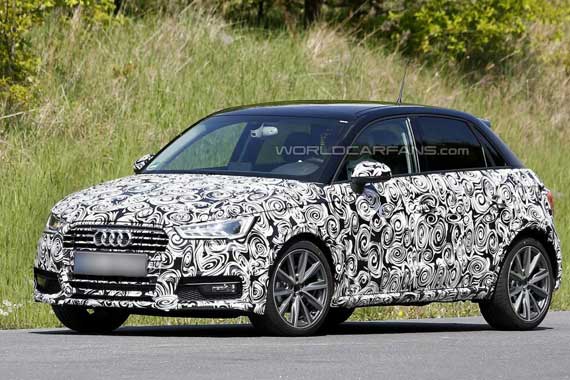 改款奥迪A1谍照曝光 或亮相巴黎车展