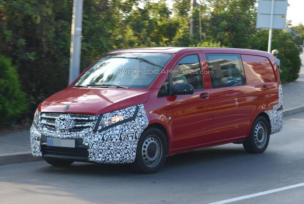 新一代奔驰Vito谍照曝光 预计年底发布