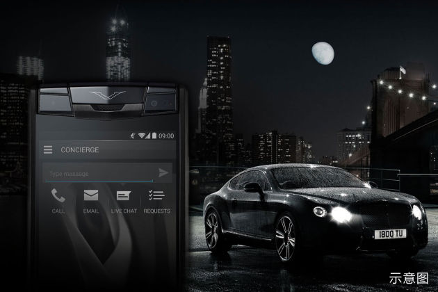 宾利与Vertu共同打造奢华手机