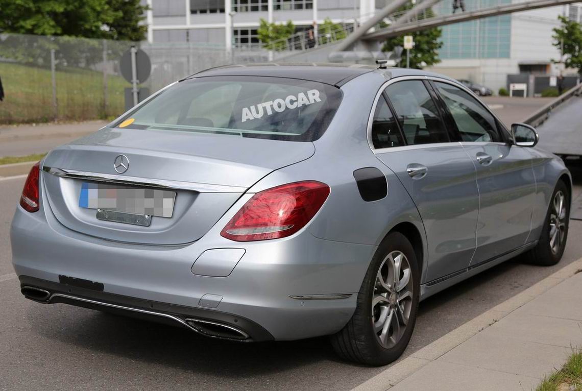 奔驰C350插电混动版曝光 2015年上市