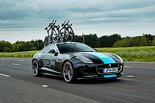 捷豹F-Type R Coupe环法后勤车发布