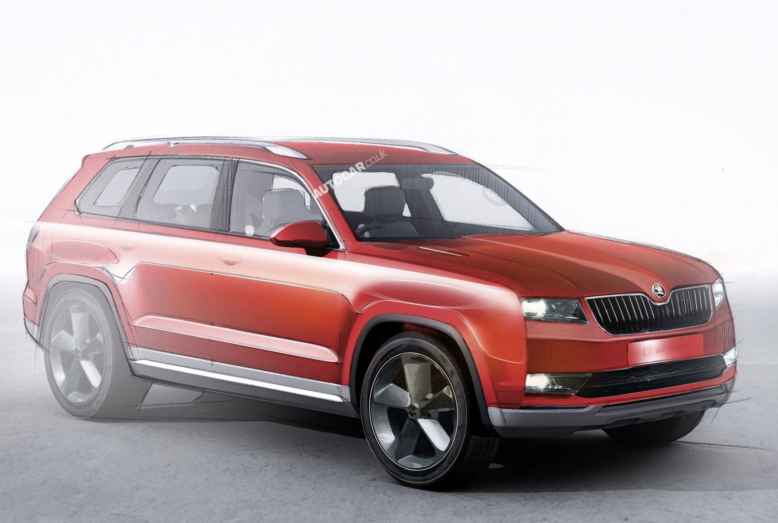 斯柯达将推全新七座SUV 剑指现代胜达