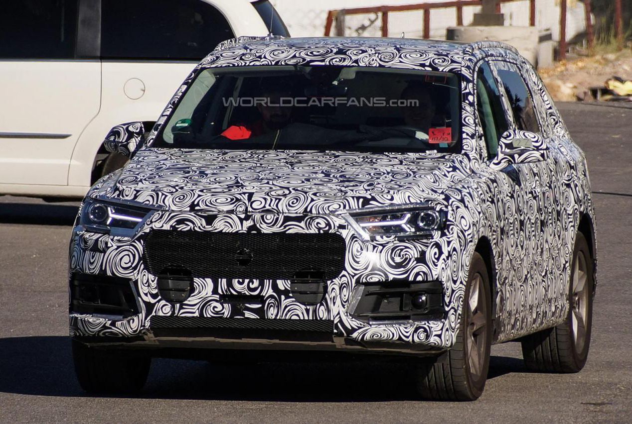 新款奥迪Q7最新谍照曝光 或巴黎车展首发