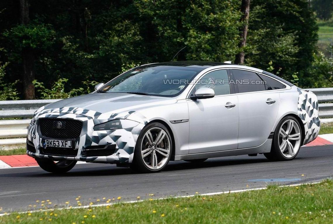 新款捷豹XJ纽堡路试曝光 巴黎首发