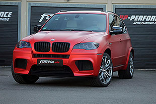 650马力 Fostla改装磨砂红宝马X5 M