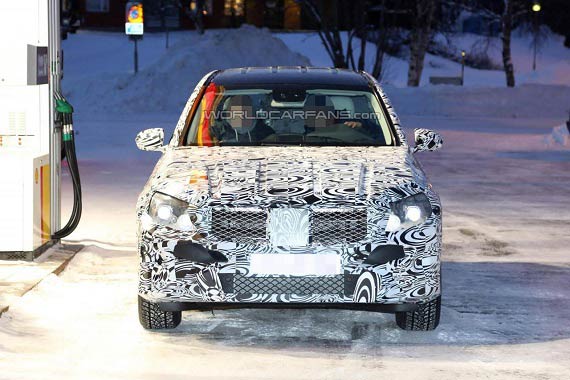 全新奔驰GLK63 AMG测试谍照 2016年上市