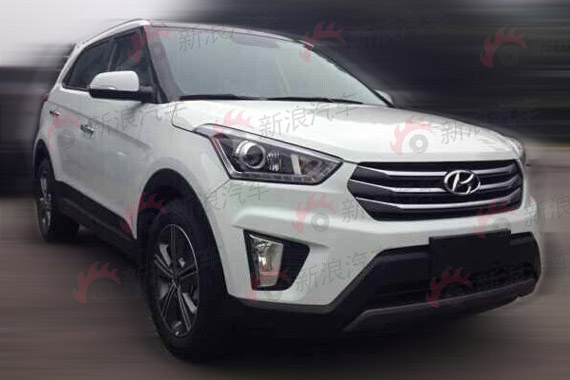 高低配解读 北京现代ix25实拍谍照曝光