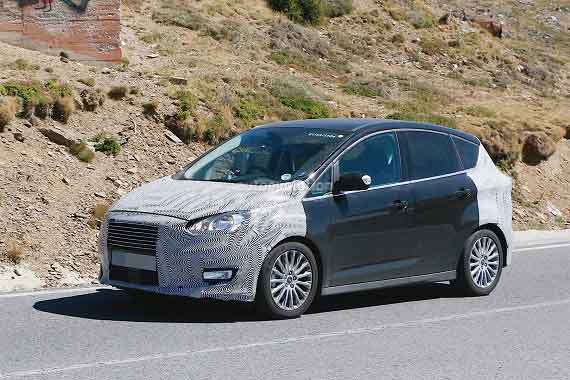 改款福特C-Max轻度伪装谍照 明年上市