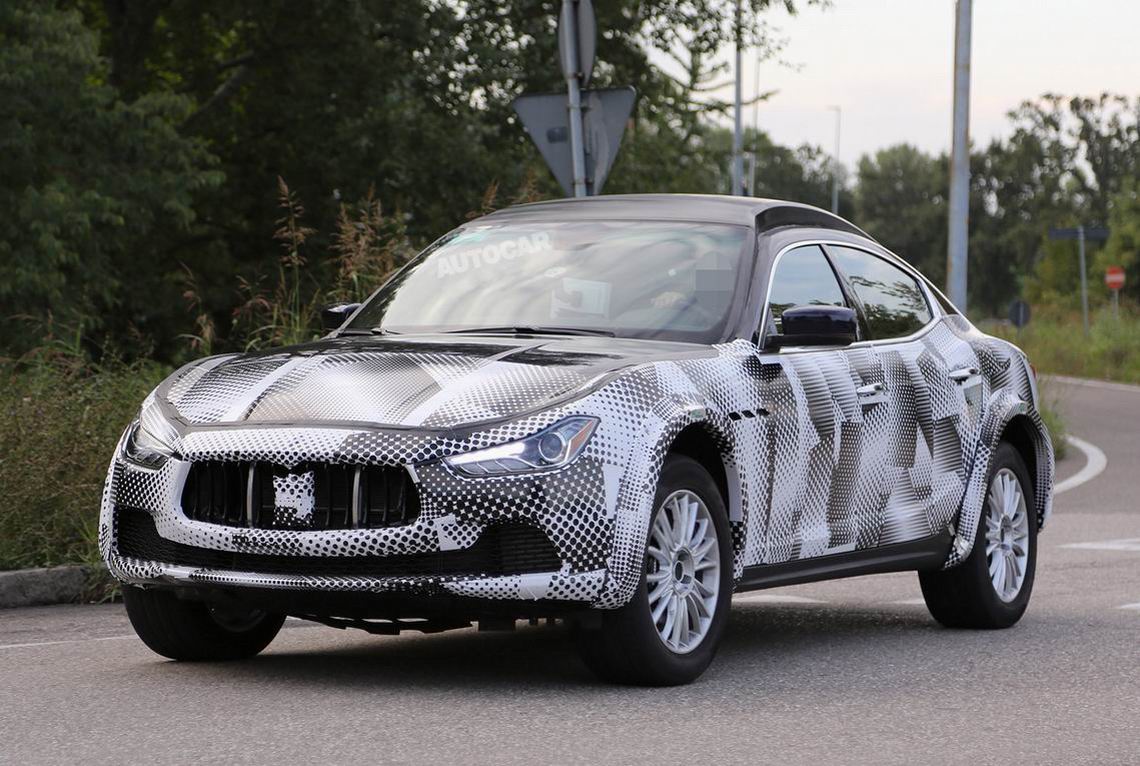 玛莎拉蒂SUV谍照曝光 与Ghibli共享平台