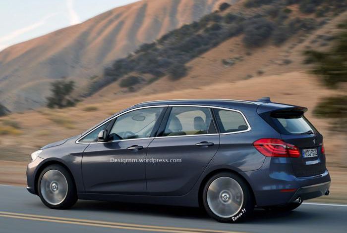 宝马2系Active Tourer七座版假想图曝光