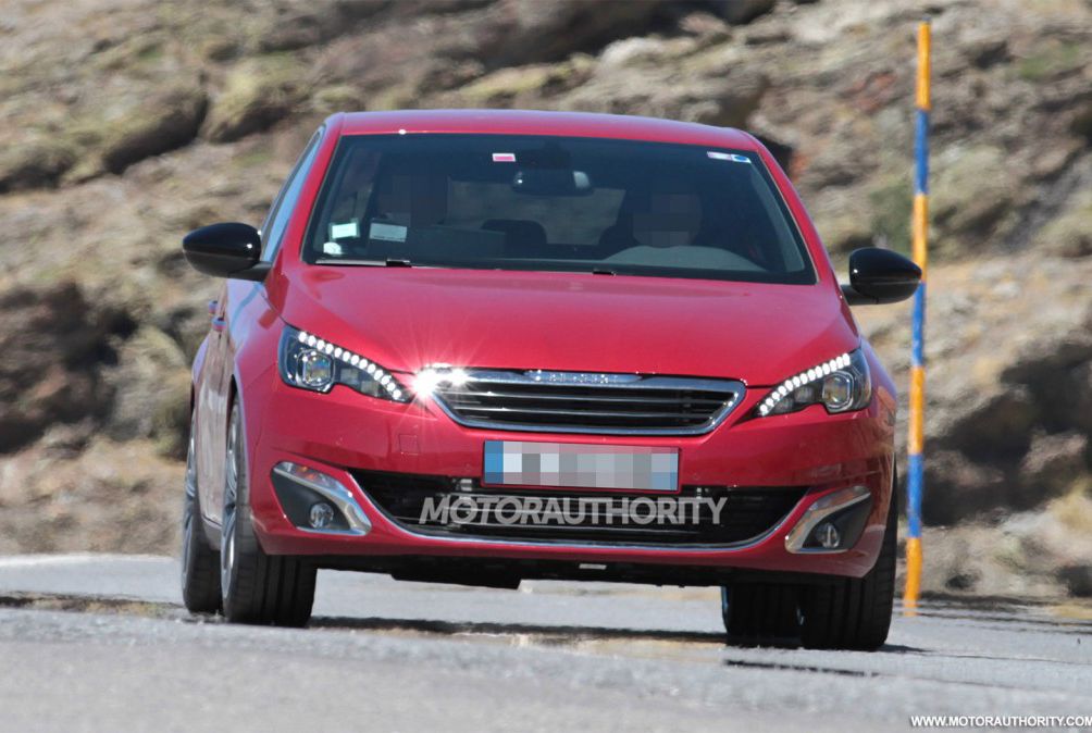 标致308 GTI谍照曝光 巴黎车展首发