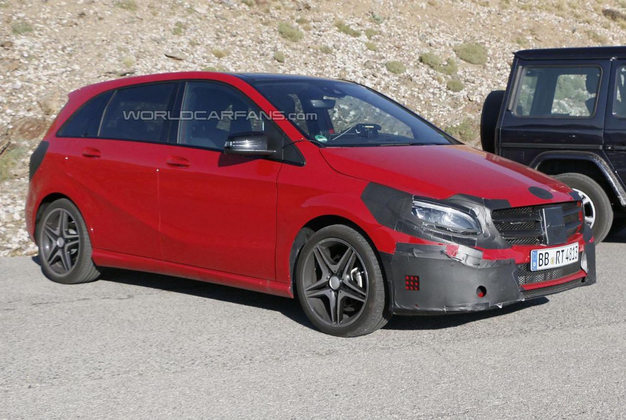 改款奔驰B级将于巴黎车展首发亮相