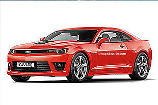 新Camaro外观曝光 配4缸发动机明年上市