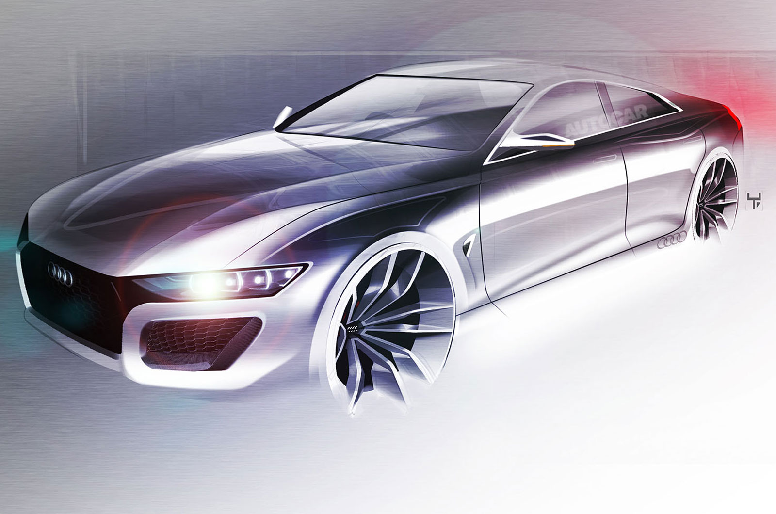 奥迪四门Coupe概念车将亮相洛杉矶车展