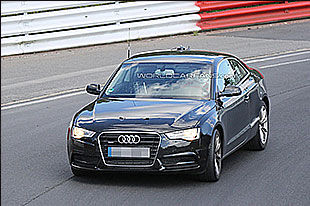 奥迪新一代A5路测图 将于2016年初上市