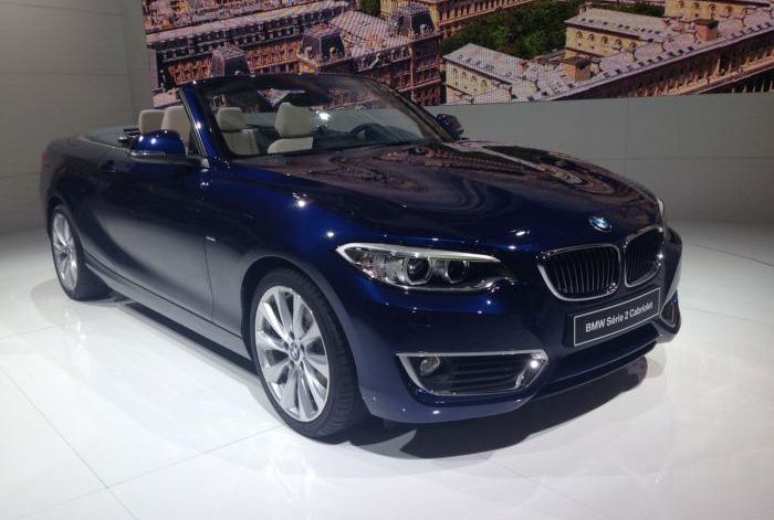 宝马2系敞篷版亮相巴黎车展 29180英镑