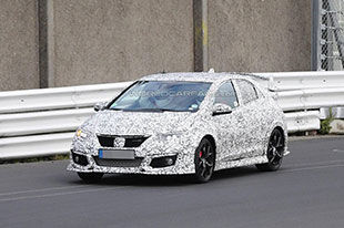 本田新Civic Type R披伪装纽北终极测试