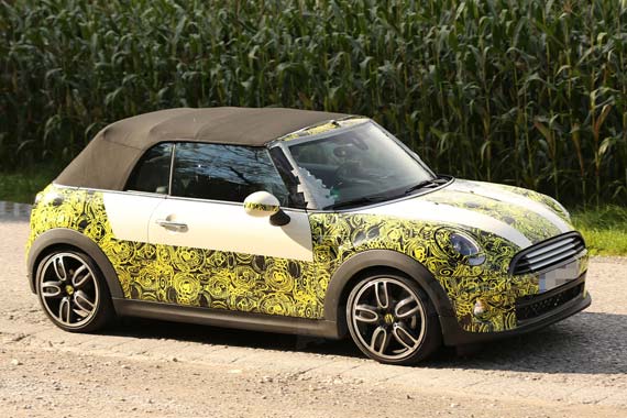新一代MINI敞篷车路试谍照曝光